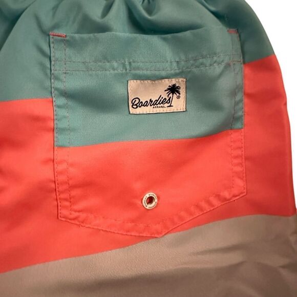 Boardies ~ Mens Colorblock swimshorts ~ lined ~ size Large - Picture 5 of 10